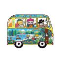 Mudpuppy Puzzle in the shape of a minibus