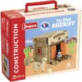 Jeujura 80 Pieces Sheriff Station Wooden Kit