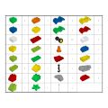 L-W Toys Junior Dice Cars 62 pieces