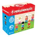 Jeujura Wooden figures for kits 6 pcs