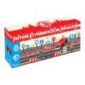 Jeujura Wooden figures for kits Driver with car and accessories 20 pieces