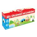 Jeujura Wooden figures for kits Holiday at the campsite 8 pieces