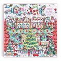Galison Foil Puzzle Michael Storrings Christmas Toy Workshop 500 pieces