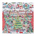 Galison Foil Puzzle Michael Storrings Christmas Toy Workshop 500 pieces