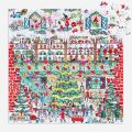 Galison Foil Puzzle Michael Storrings Christmas Toy Workshop 500 pieces