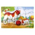 Bino Wooden puzzle in a box animals