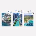 Galison Puzzle Aerial shots of USA 3×120 pieces