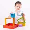 Bigjigs Baby Wooden Folding Squares