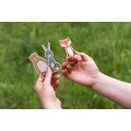 BeWooden Puppet finger theatre Fox, hare, bear