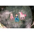 BeWooden Puppet finger theatre - prince, princess, unicorn
