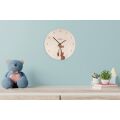 BeWooden Wooden Clock Fox Clock