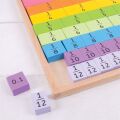 Bigjigs Toys Didactic Fractions Table