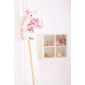 Bigjigs Toys Pink horse on a stick