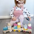 Bigjigs Baby Wooden train with animals