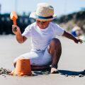 Bigjigs Toys Beach bucket orange