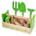 Bigjigs Toys Gardening set in a crate