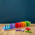 Bigjigs Toys Rainbow counting sticks