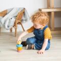 Bigjigs Toys Silicone Stacking Tower Cat