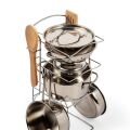 Bigjigs Toys Pot rack 8 pieces
