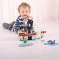 Bigjigs Toys Pirate ship with pirates