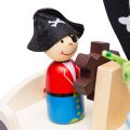 Bigjigs Toys Pirate ship with pirates