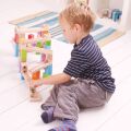 Bigjigs Toys Wooden ball track coloured