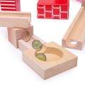 Bigjigs Toys Wooden ball track coloured