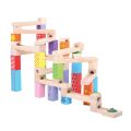 Bigjigs Toys Wooden ball track coloured