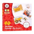 Bigjigs Toys Puzzle 3in1 Building Machines