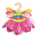 Bigjigs Toys Rainbow Fairy Dress with Wings for Doll 34 cm