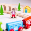 Bigjigs Rail Wooden train track figure eight