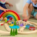 Bigjigs Rail Wooden train track figure eight