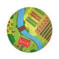 Bigjigs Rail Wooden train track with country road 80 pieces