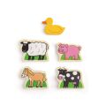 Bigjigs Rail Wooden train track with country road 80 pieces