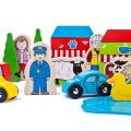 Bigjigs Rail Large set of wooden train track accessories