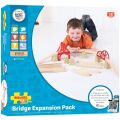 Bigjigs Rail Wooden Track Set Bridge 18 Pieces