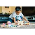 Bigjigs Rail Wooden Train Track Coastal Cleanup 70 pieces