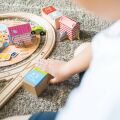 Bigjigs Rail Wooden Train Track Coastal Cleanup 70 pieces
