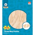 Bigjigs Rail Wooden tracks three-way switch 2pcs