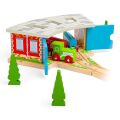Bigjigs Rail Triple depot with gates
