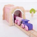 Bigjigs Rail Pink Rail Tunnel
