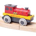 Bigjigs Rail Electric Locomotive Red Strongman