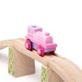 Bigjigs Rail Electric Locomotive Strong Pink