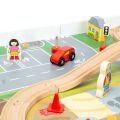 Bigjigs Rail Wooden Train Track and Table