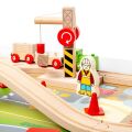 Bigjigs Rail Wooden Train Track and Table