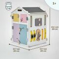 BusyKids Activity board House pastel white