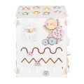 BusyKids Activity board House pastel white