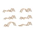 BusyKids Unpainted wooden home ladders with trapeze