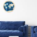 BusyKids Wall clock World map bright