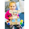 Beloved Boards Educational teddy bear BUSY BOARD - MINI
